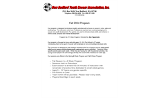 Fall Program 2024